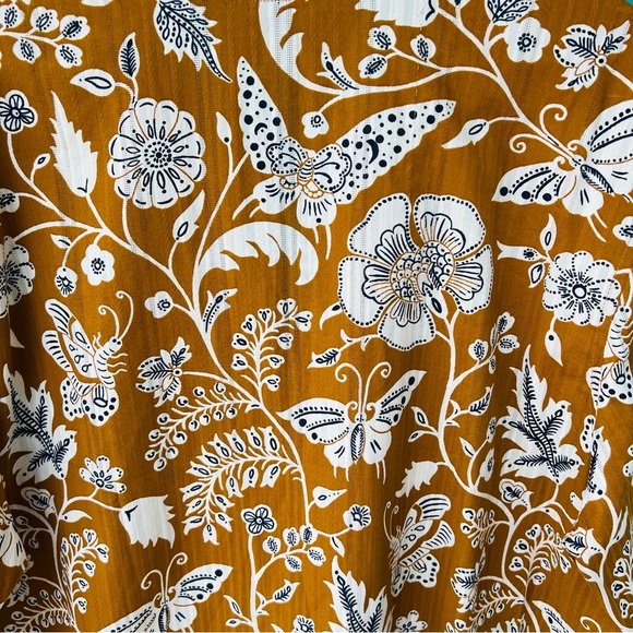 Men's Regular-Fit Floral-Print Popover Camp Shirt, Created for Macy's SIZE LARGE - Picture 7 of 8